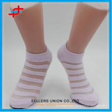 Ladies cotton crystal cool custom socks